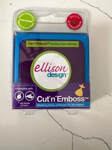 Ellison Design Sizzix Compatible Cut n Emboss Wedding Dress w/Hanger by Stu - Picture 1 of 2