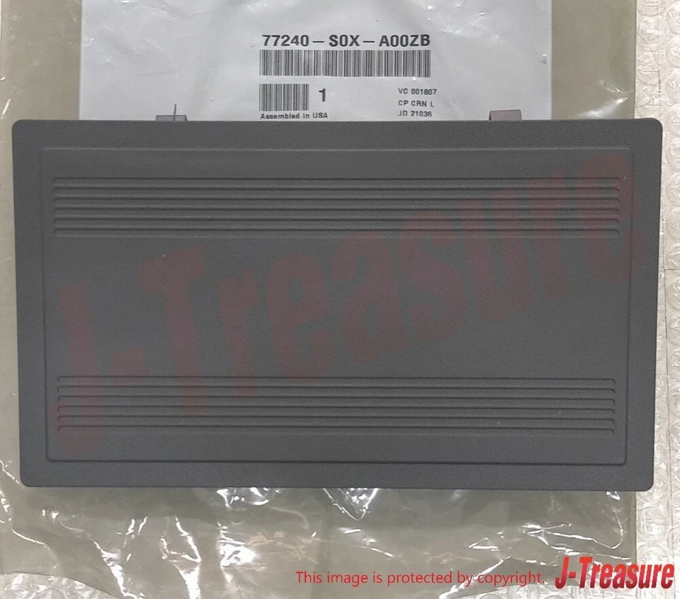 Genuine Honda Double DIN Block off Plate Radio Hole Cover 77240S0XA00ZB OEM