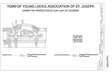 St. Louis Cemitério Nº 1, Tomb De Jovens Senhoras Associação De St. Joseph, La, 3