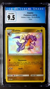 Shiny Gabite Graded Pokemon Secret Rare SV39/SV94 Gem Mint CGC 9.5 Hidden Fates - Picture 1 of 2