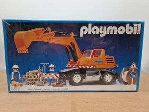 Playmobil 3472 excavadora excavadora ¡¡NUEVO STOCK ANTIGUO SELLADO!! RARO VINTAGE - Imagen 1 de 6