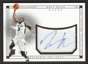2016 National Treasures Collegiate Basketball #106 Kris Dunn AUTO JERSEY /99