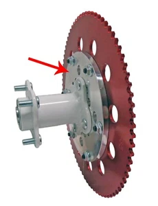 Placa adaptadora de buje de piñón universal para bujes de rueda todoterreno Go Kart mini bicicleta - Imagen 1 de 5