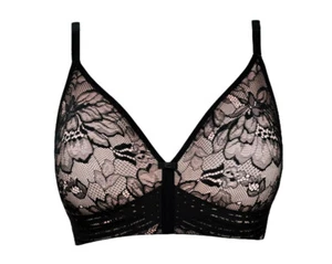 Sujetador bralette Triumph sin aros Amourette Charm N01 75C negro o gris NUEVO - Imagen 1 de 6