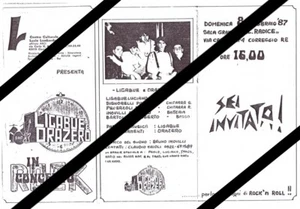 LUCIANO LIGABUE ORAZERO ANIME IN PLEXIGLASS FANZINE INVITO CONCERTO 1987 87 LP - Imagen 1 de 1