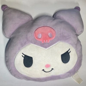 Cojín trasero almohada felpa Miniso X Sanrio Kuromi ultra suave 14,2" 36 cm *tiene desgaste - Imagen 1 de 24