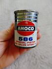 Vintage Amoco 3 Inch Tall Can Coin Bank