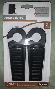 Rubber Multi Surface Doorstop with Hook - Picture 1 of 7