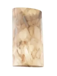 Justice Alabaster Rocks 2 Light Cylinder Wall Sconce - ALR-8859 - Picture 1 of 5