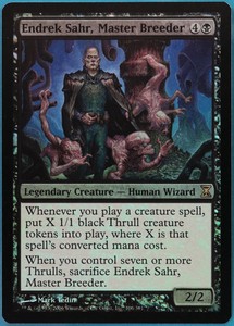 Endrek Sahr, Master Breeder FOIL Time Spiral NM Rare CARD (393941) ABUGames