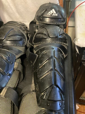 Bolsa de bate de béisbol Easton 36 pulgadas con espinilleras Adidas para adultos y guantes de bateo Foto 1 de 4