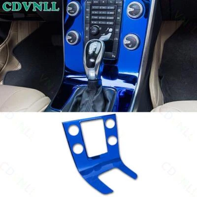 For Volvo XC60 S60 V60 2010-2017 Blue Steels Central Console Gear Shift Panel - Image 1 of 4