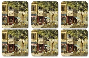 Set 6 sottobicchieri Pimpernel scene parigine - Foto 1 di 1