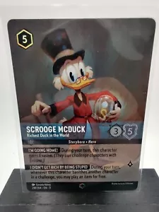 2024 Disney Lorcana EN 3 Enchanted #218 Scrooge McDuck - Picture 1 of 2