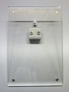 Acryl Bilderrahmen mit Magnet und Befestigungsklammer, Display, Werbeschild - Bild 1 von 7