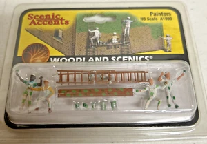 2004 Scenic Accents escala Ho # A1890 pintores 4 figuras pintadas nuevas en paquete - Imagen 1 de 5