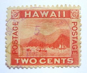 Hawaii #81 with SON Rare Makaweli Kauai town cancel APR 5 1900 - Picture 1 of 2