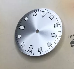 1X Blanco Perla Sunburst Copo de Nieve Milsub Estilo Esfera Vostok 2416b movimiento - Imagen 1 de 7