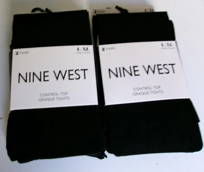 Cuatro pares de mallas opacas Nine West control talla grande/extra grande Foto 1 de 2