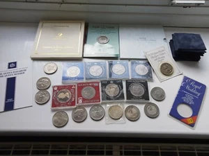 22 COINS JOB LOT UK ROYAL & OTHER COMMEMORATIVE COINS USED & NEW - Picture 1 of 8