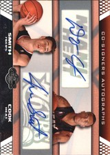2007-08 Topps Co-Signers Dual Autographs Basketball Card #CS44 Jason Smith/Cook