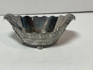 Antique Victorian Art Nouveau Reed & Barton SP Footed Candy Nut Dish Bowl 708 - Picture 1 of 11