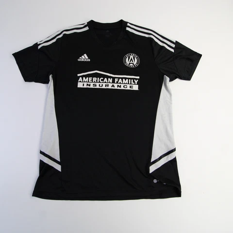 Atlanta United adidas Short Sleeve Shirt Men's Black/White Used Cover