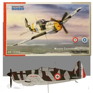 SPECIAL HOBBY 72199  1/72 MORANE-SAULNIER MS-410C.1 KIT 'THE FINAL VERSION' - Picture 1 of 5