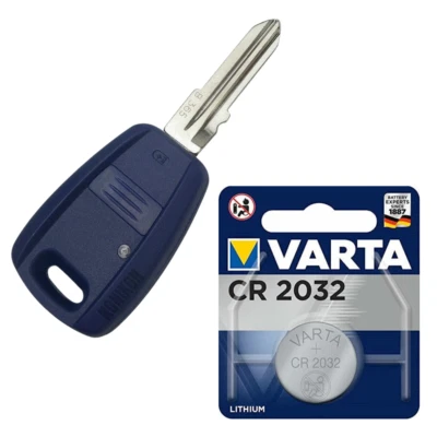 KONIKON Auto Schlüssel + BATTERIE passend für Fiat Bravo Doblo Marea Panda Punto Stilo