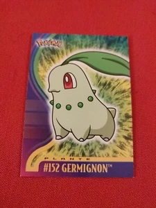 #152 GERMIGNON SERIE 3 TOPPS TV ANIMATION RARE CARTE POKEMON FR TBE - Imagen 1 de 2