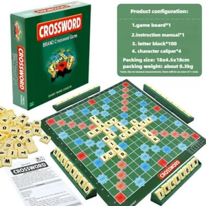 New Sealed Original Scrabble Board Game Family Kids Adults Educational Toys UK - Picture 1 of 10