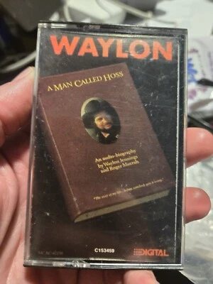 Waylon Jennings "A Man Called Hoss" Used Cassette - Imagem 1 de 4