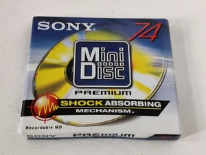 New In Seal Sony 74 Min MDW-74D Blank MiniDisc Free Shipping Worldwide - Photo 1/3