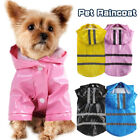 Pet Dog Cat Rain Coats Waterproof Puppy Jacket PU Raincoat Apparel Clothes S-XL