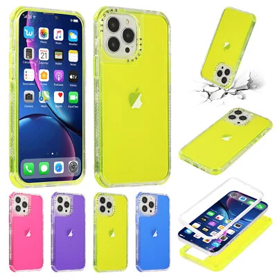 Hybrid Shockproof Defender Hard Case For iPhone 15 14 Pro Max 13 12 11 XS XR 87+ - Image 1 of 4