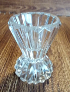 Kristall Kerzenhalter/Tasse oder Vase 4" hoch - Bild 1 von 5
