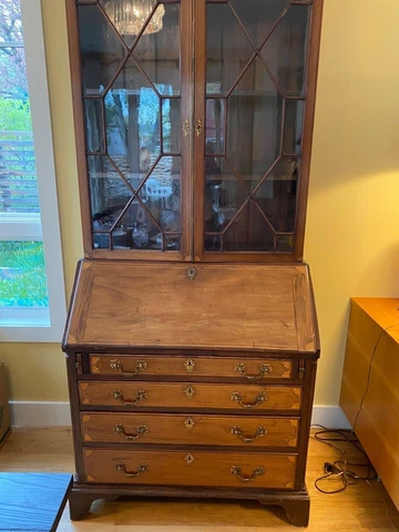 Beautiful Antique Breakfront...RARE!!! Cover