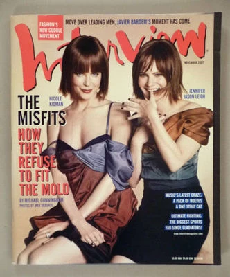 Interview Magazine November 2007 Nicole Kidman Jennifer Jason Leigh - Image 1 of 2