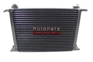 Enfriador de aceite fluido de transmisión de aluminio de 25 filas 13"x8,6x2" Street Hot Rod Racing - Imagen 1 de 3