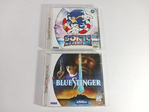 Sonic Adventure & Blue Stinger Defective Not Working SEGA Dreamcast Lot AS-IS - Picture 1 of 3
