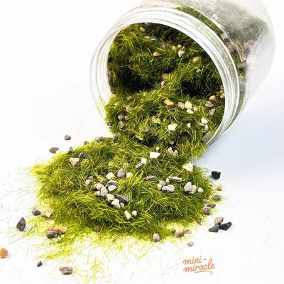 Moss Grass Powder Stone HO/OO Scale Miniatures Lawn Plants Railway Scenery Model - Image 1 of 4