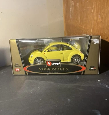  Volkswagen VW Beetle 1998 escala 1:18 coche diecast Burago #2 Foto 1 de 4