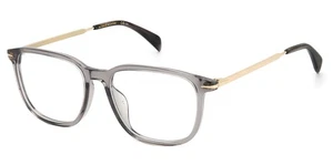 David Beckham Herren Kristall Grau/Goldfarben Eckig Brillengestell DB7074F-0FT3-17 - Bild 1 von 3
