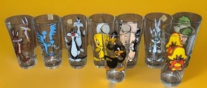 Vintage 1973 Pepsi Collector Series Cartoon Gläser - 9er Set Yosemite, Elmer - Bild 1 von 18