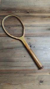 Vintage Tennisschläger aus Holz Antik / Display - Bild 1 von 7
