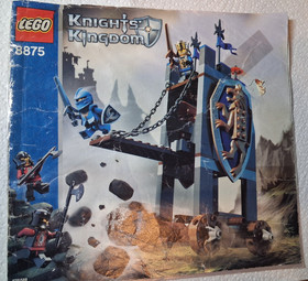 Lego Knights Kingdom King's Siege Tower Instruction Manual 8875 No Bricks Wear