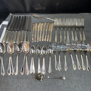 50 pc Gorham Washington Irving EP Silverplate Flatware Tableware Serveware - Picture 1 of 7