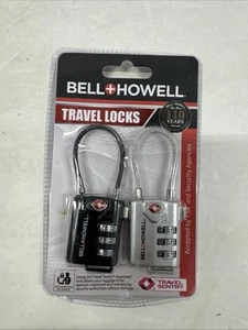 🆕 Bell + Howell TSA Approved Travel Locks 3-Dial Combination Steel Cable - Bild 1 von 2
