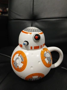 Disney Parks Store STAR WARS BB-8 Droid Ceramic 3D Coffee Cup Mug w/ Lid - Picture 1 of 15