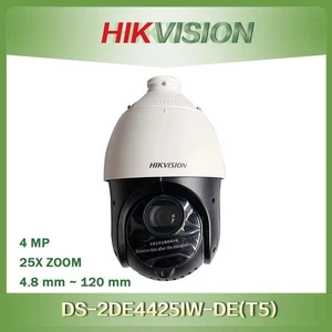 Hikvision Original DS-2DE4425IW-DE T5 4MP PTZ 25X Zoom IP Camera PoE Speed Dome - Picture 1 of 10